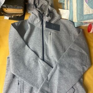 NWT men’s grey VRST hoodie zip up jacket